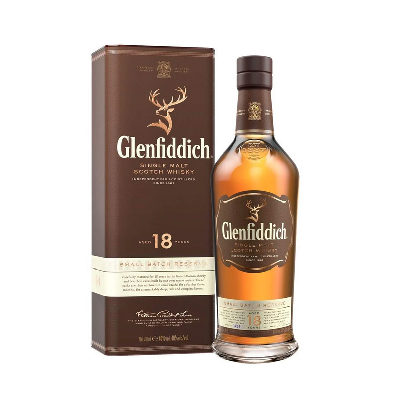 Glenfiddich 18 Year Old Single Malt Scotch Whisky 700mL - Uptown Liquor