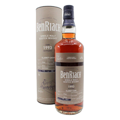 Benriach 1993 25 Year Old Claret Cask 7944 700mL - Uptown Liquor