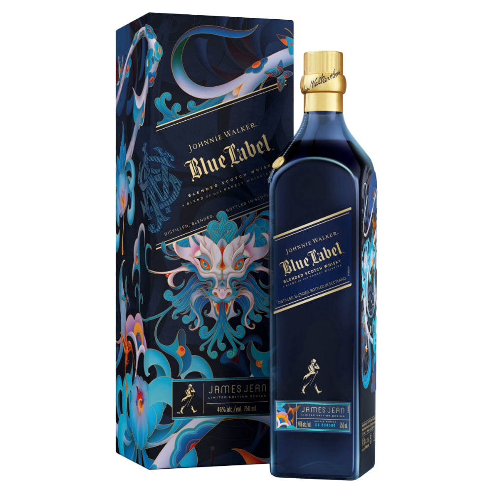 Johnnie Walker Blue Label Chinese New Year Limited Edition Year of the Wood Dragon 750mL - Uptown Liquor
