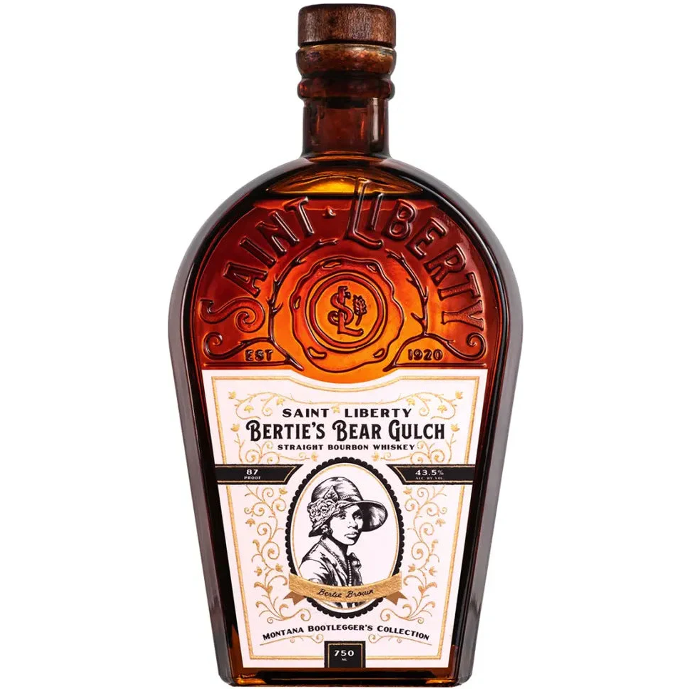 Saint Liberty Bertie's Bear Gulch Straight Bourbon Whiskey 750mL