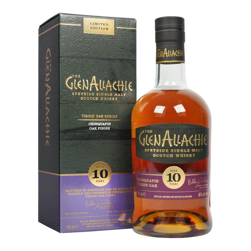 GlenAllachie 10 Year Old Chinquapin Oak Scotch Whisky 700mL - Uptown Liquor