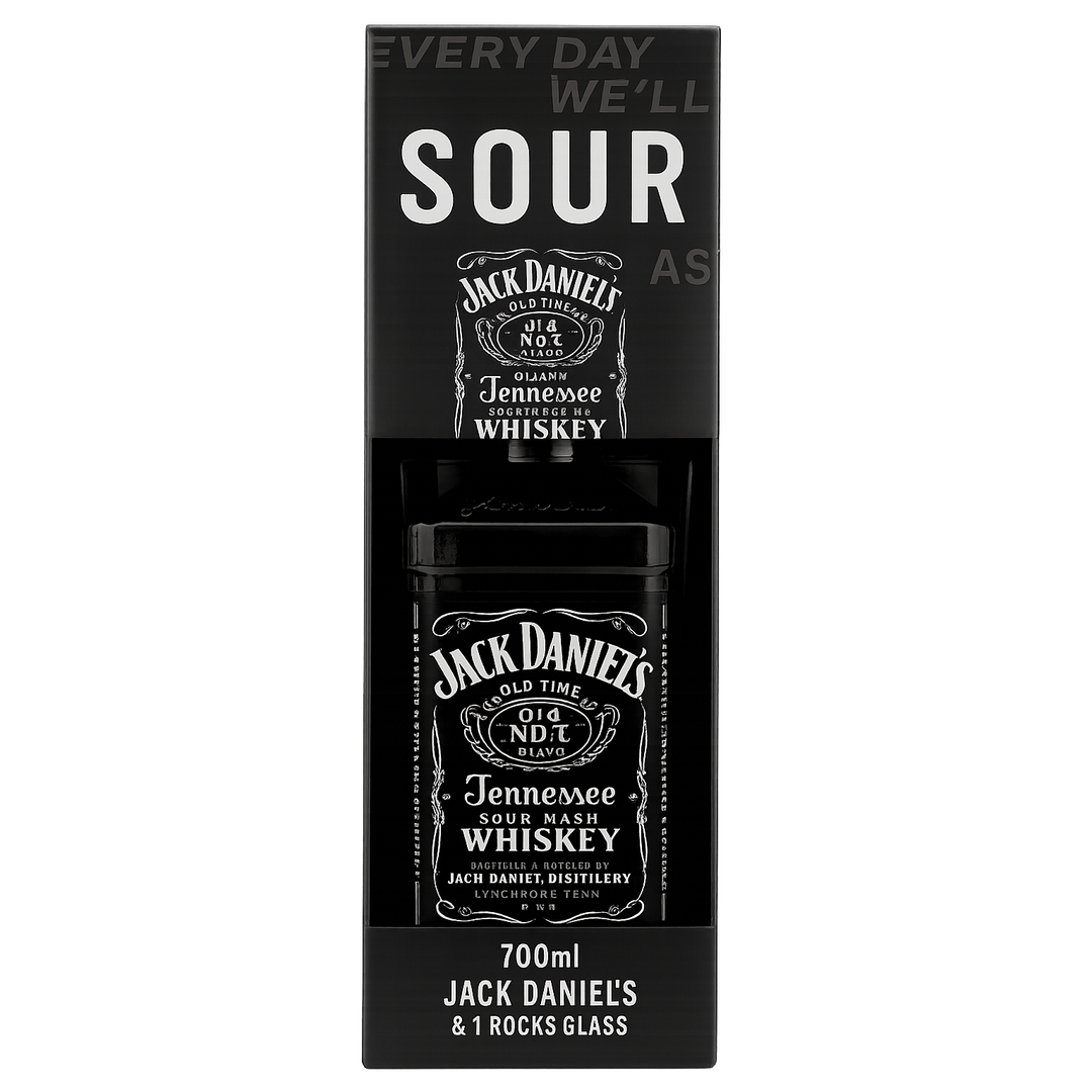 Jack Daniel's Old No.7 With Rocks Glass 700mL