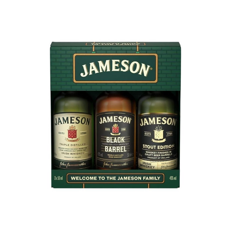 Jameson Family Sample Pack Irish Whiskey 3 x 50mL - Uptown Liquor