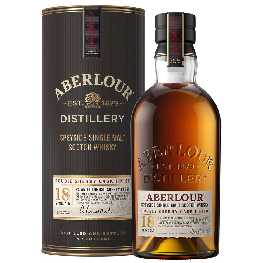 Aberlour 18 Year Old Double Sherry Cask Scotch Whisky 700mL - Uptown Liquor