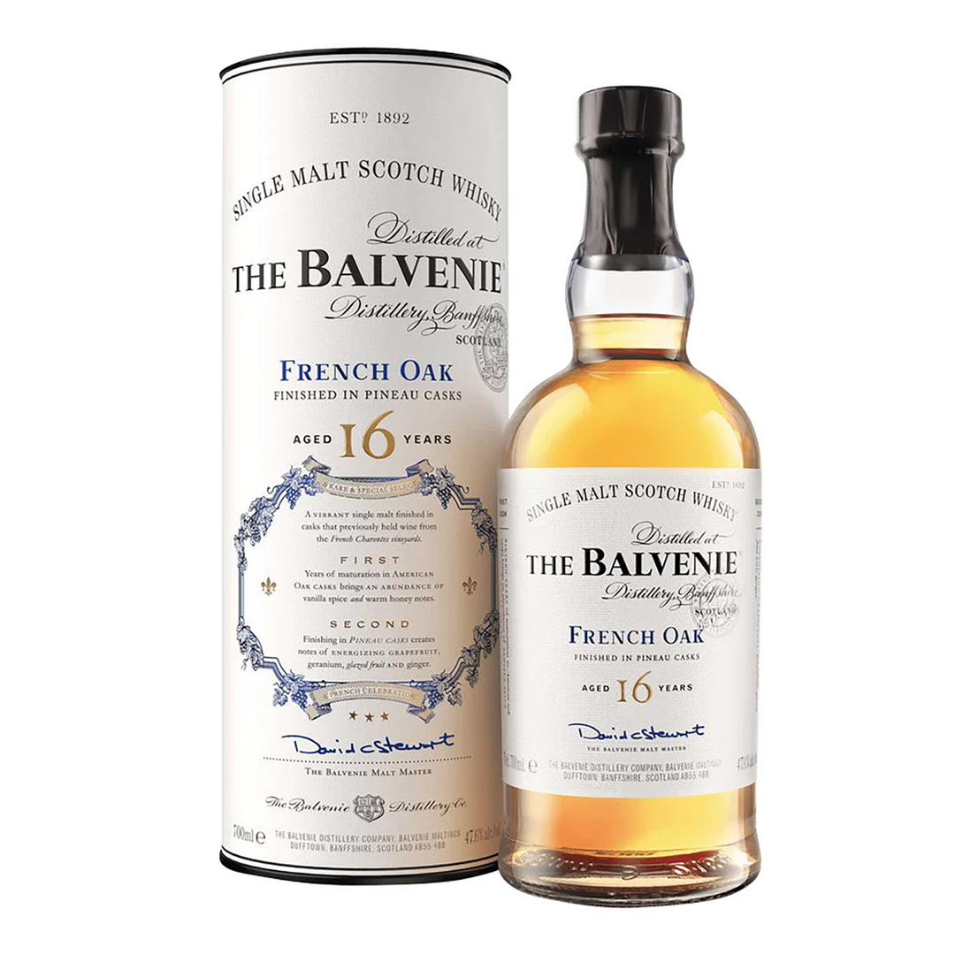 Balvenie 16 Year Old French Oak Single Malt Whisky 700mL