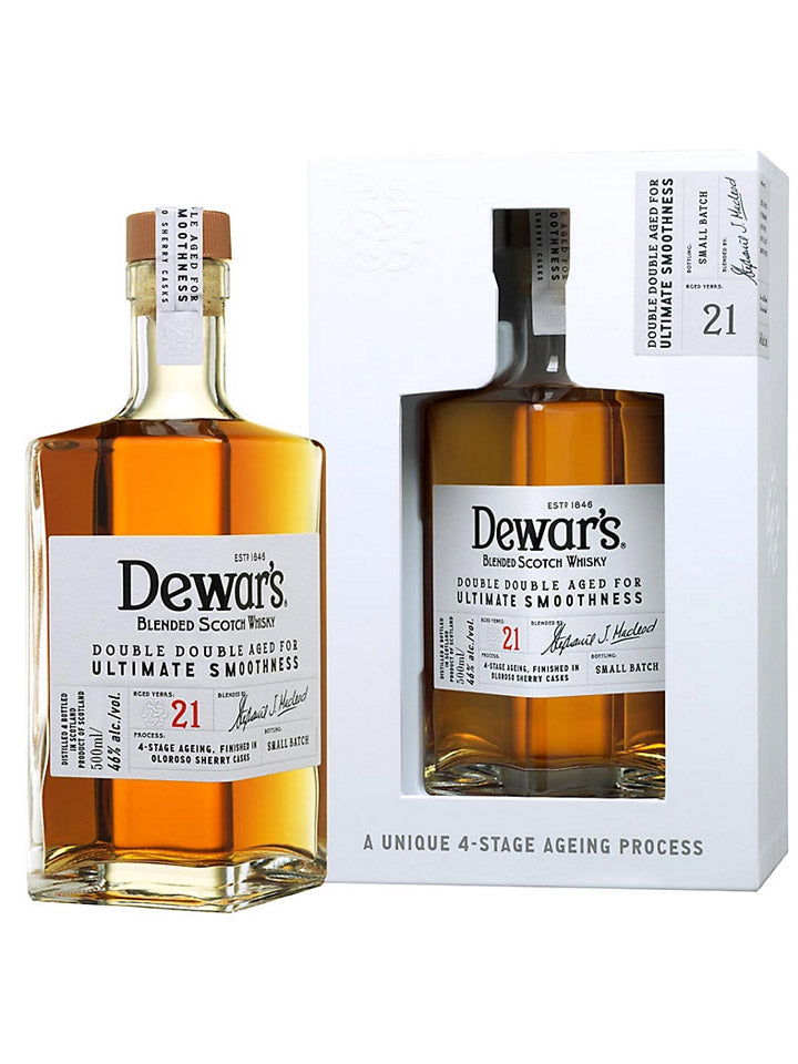 Dewar's 21 Year Old Double Double Scotch Whisky 500mL