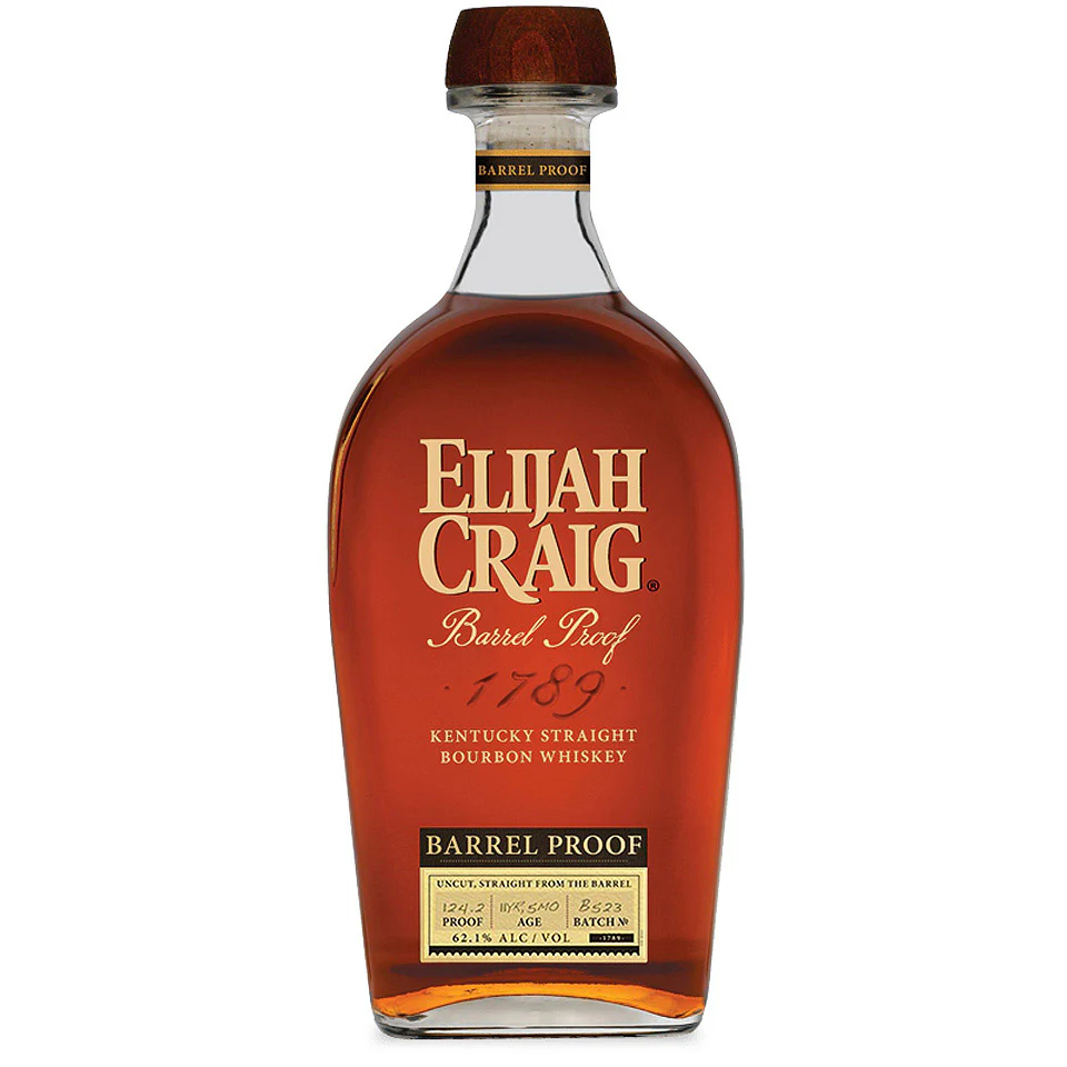 Elijah Craig Barrel Proof Batch B523 11 Year Old 62.1% Bourbon Whiskey 700mL