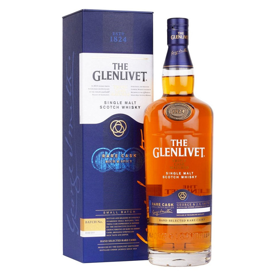 Glenlivet Rare Cask Triple Cask Matured Single Malt Scotch Whisky 1L - Uptown Liquor