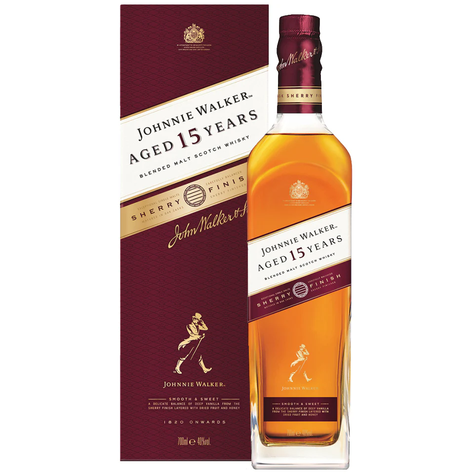 Johnnie Walker 15 Year Old Sherry Finish Scotch Whisky 700mL