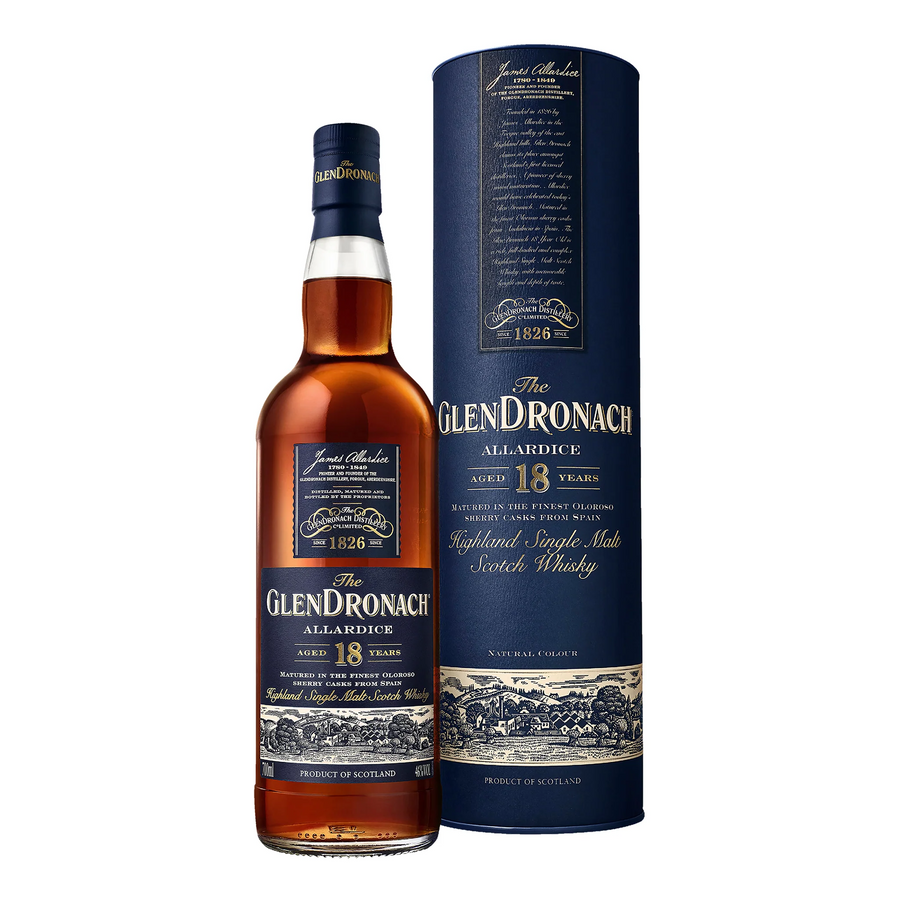 GlenDronach Allardice 18 Years Scotch Whisky 700mL - Uptown Liquor