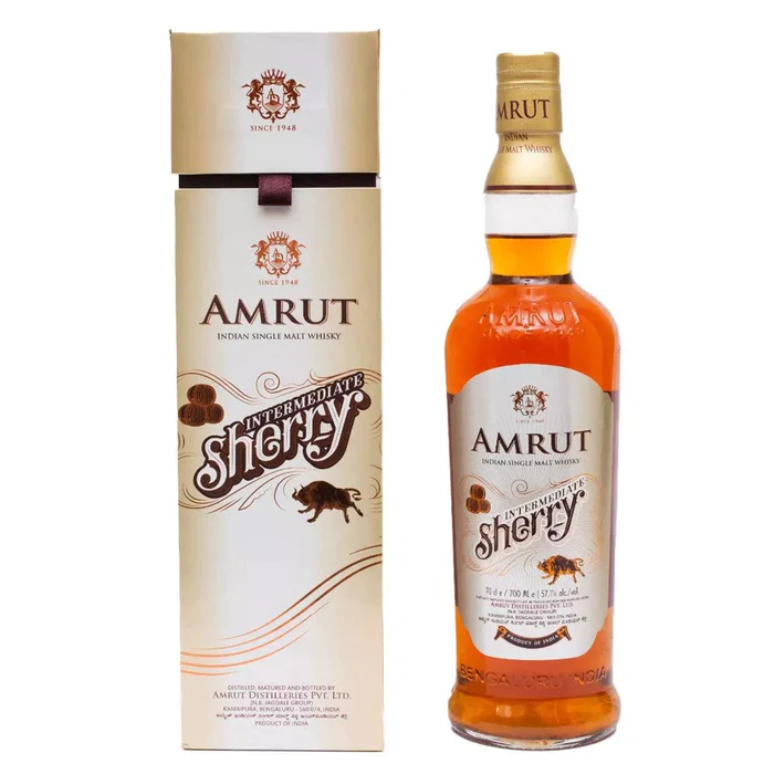 Amrut Intermediate Sherry Indian Whisky 700mL - Uptown Liquor