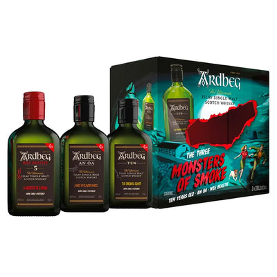 Ardbeg Monsters Of Smoke Limited Edition Tasting Pack (3x200mL) - Uptown Liquor