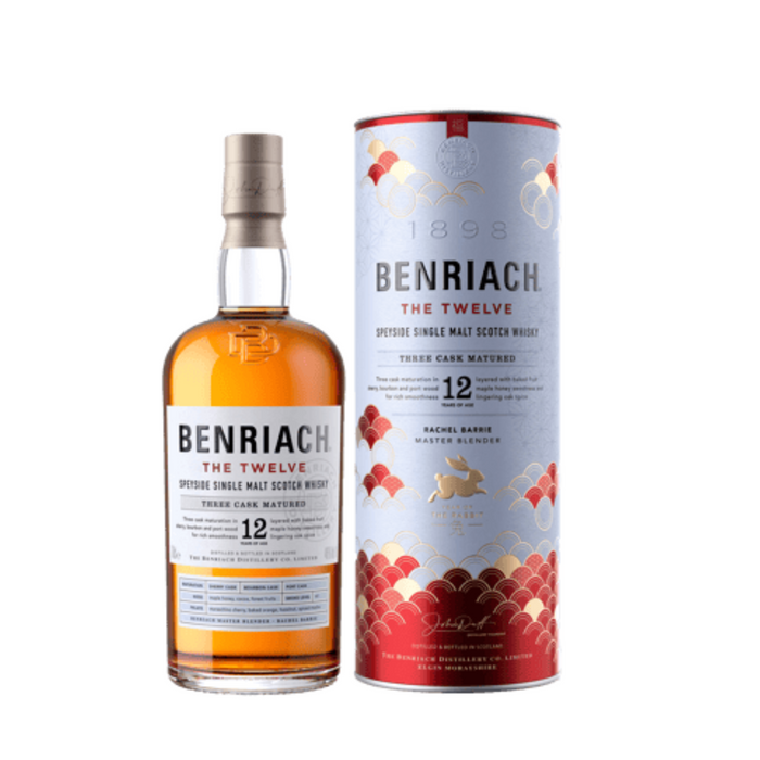 Benriach 12 Year Old Chinese New Year 2023 Rabbit 700mL - Uptown Liquor