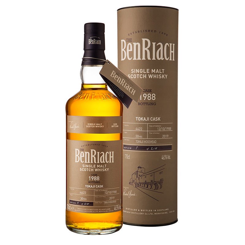 BenRiach 1988 30 Years Cask #4422 Scotch Whisky 700mL - Uptown Liquor