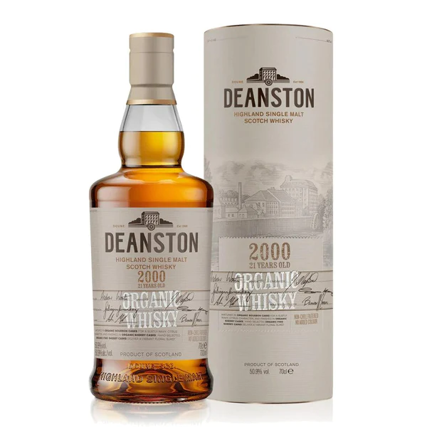 Deanston 2000 Fino Cask Organic 21 Year Old Single Malt Scotch Whisky - Uptown Liquor