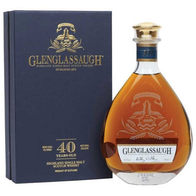 GlenGlassaugh 40 Year Old Deluxe Scotch Whisky 700mL - Uptown Liquor
