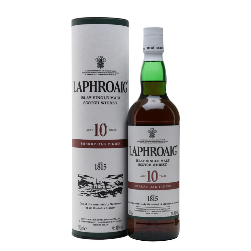 Laphroaig 10 Year Old Sherry Oak Scotch Whisky 700mL - Uptown Liquor