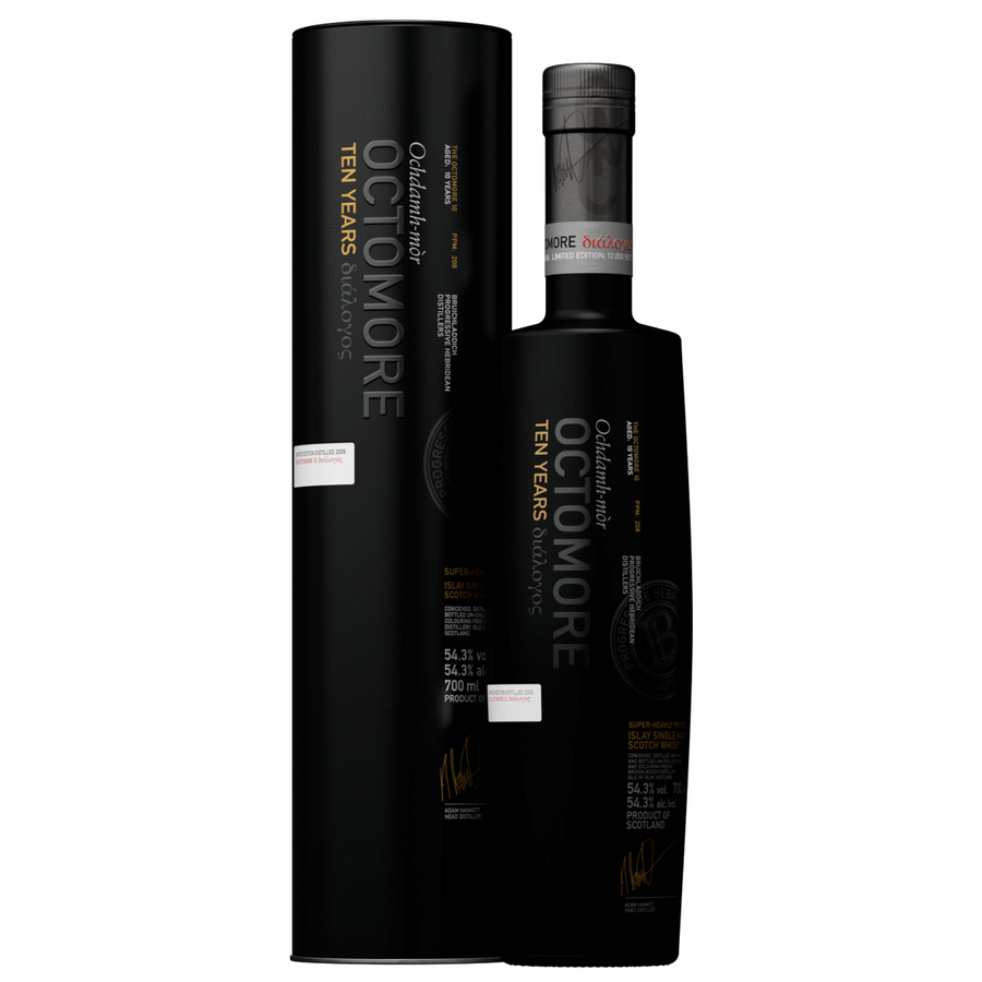 Bruichladdich Octomore 10 Year Old 11.4 Scotch Whisky 700mL - Uptown Liquor