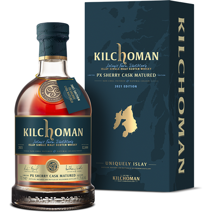 Kilchoman 2021 PX Sherry Cask Scotch Whisky 700mL - Uptown Liquor