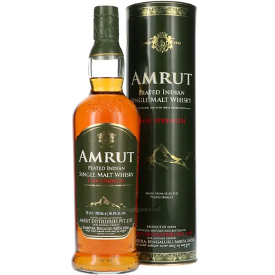 Amrut Peated Cask Strength Indian Whisky 700mL - Uptown Liquor