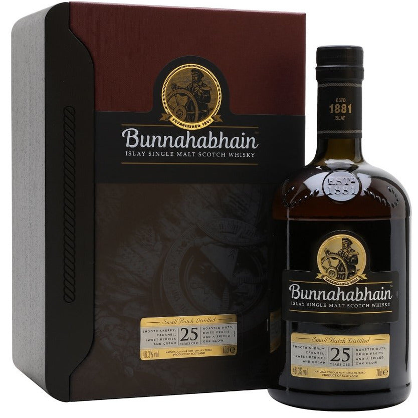 Bunnahabhain 25 Years Single Malt Scotch Whisky 700mL - Uptown Liquor