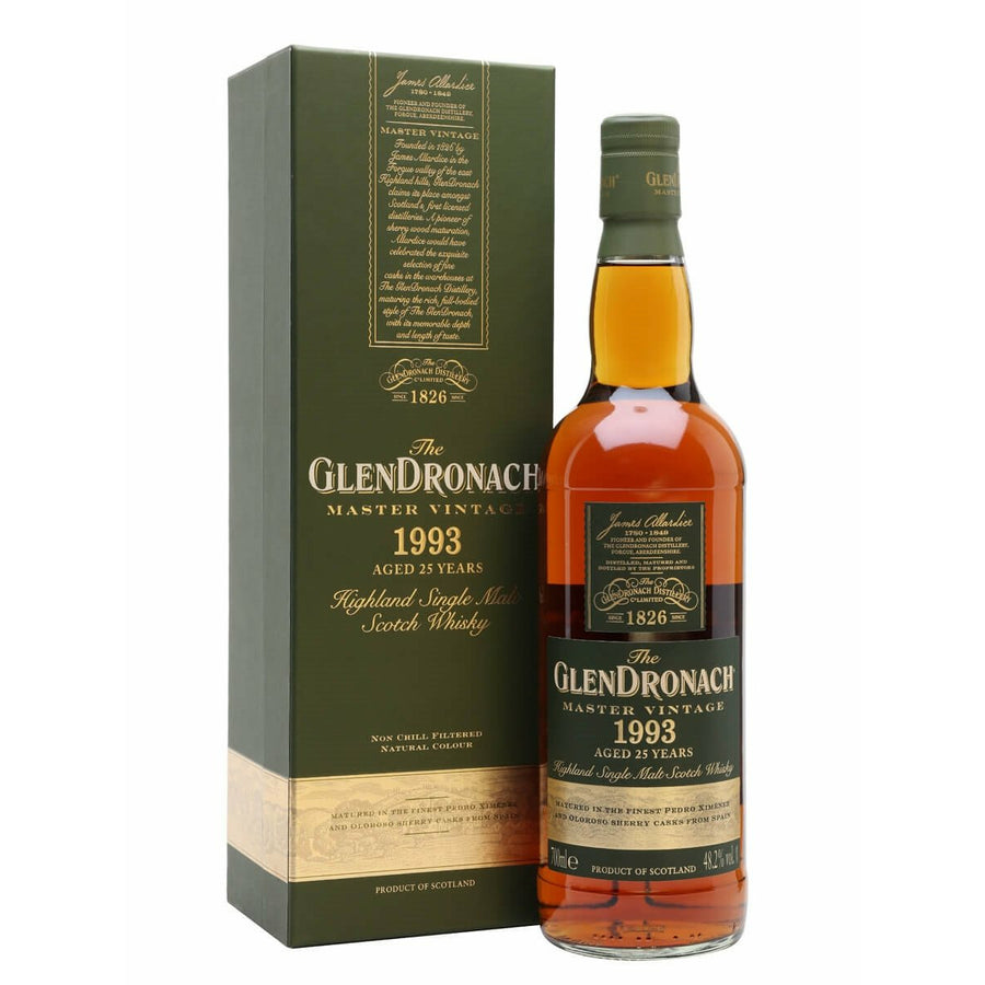 GlenDronach 25 Year Old 1993 Master Vintage 700mL - Uptown Liquor