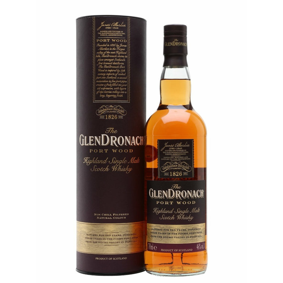 GlenDronach Port Wood Scotch Whisky 700mL - Uptown Liquor