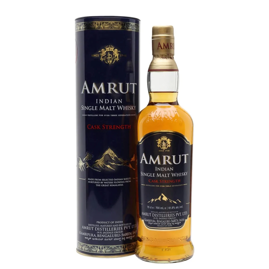 Amrut Single Malt Cask Strength Indian Whisky 700mL - Uptown Liquor