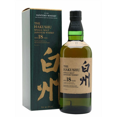 Suntory Hakushu 18 Years Japanese Whisky 700mL - Uptown Liquor