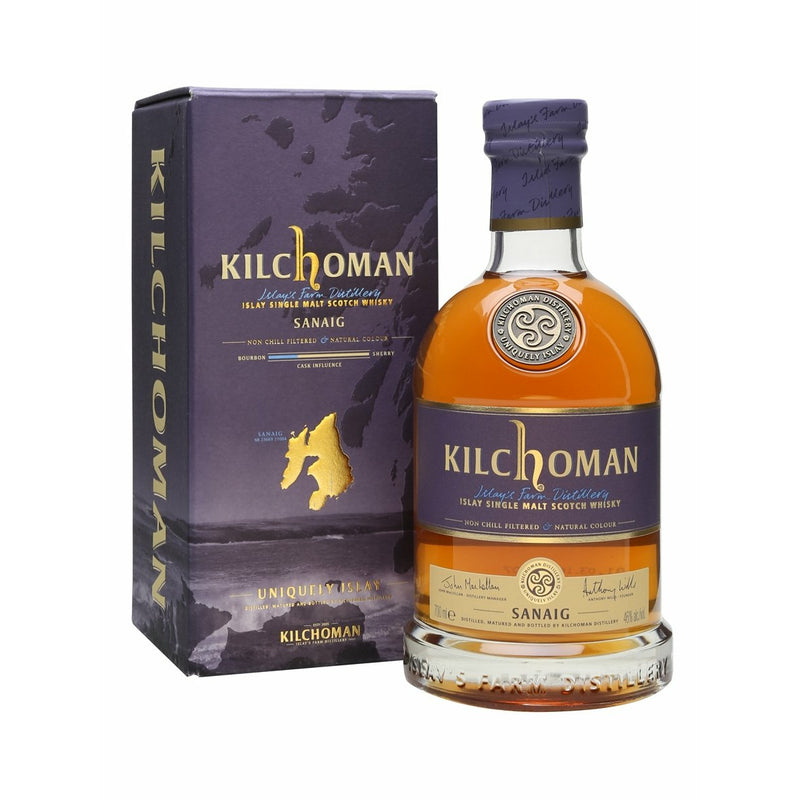 Kilchoman Sanaig Islay Scotch Whisky 700mL - Uptown Liquor