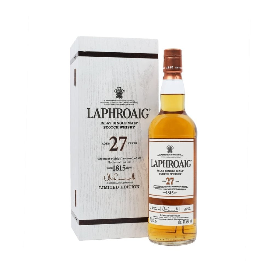 Laphroaig 27 Year Old Cask Strength Scotch Whisky 700mL - Uptown Liquor