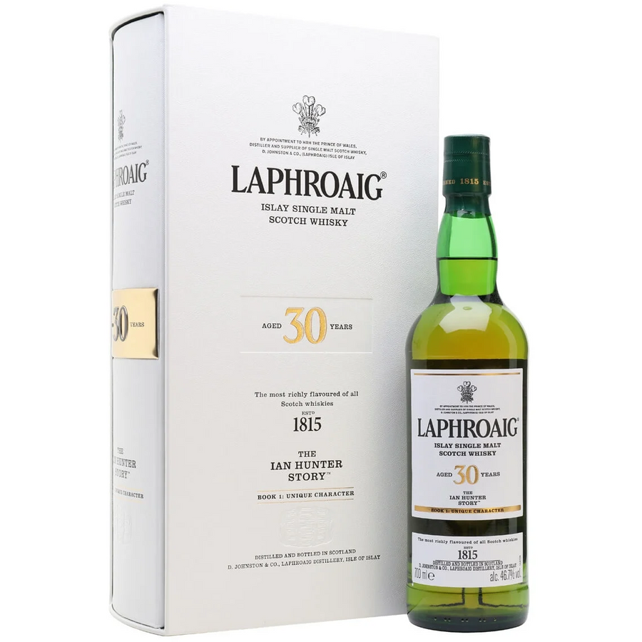 Laphroaig 30 Year Old Ian Hunter Book 1 700mL - Uptown Liquor