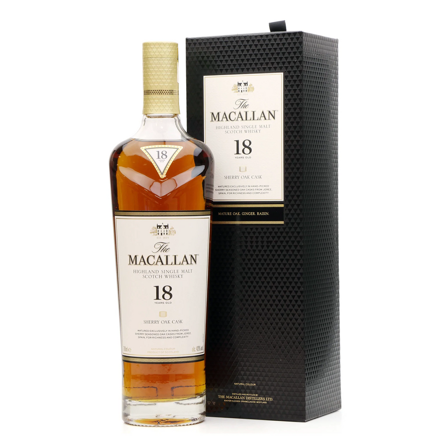 The Macallan 18 Years Sherry Oak 2021 700mL - Uptown Liquor
